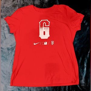 SF Giants women’s baseball t-shirt by NIKE official logo